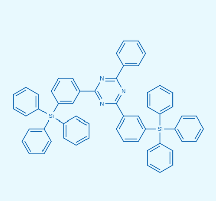 2-苯基-4,6-双(3-(三苯基硅烷基)苯基)-1,3,5-三嗪  2252416-90-1