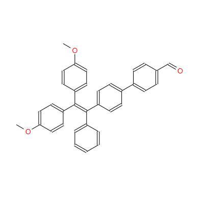 4'-(2,2-双(4-甲氧基苯基)-1-苯乙烯基)-[1,1'-联苯]-4-甲醛 1809410-56-7