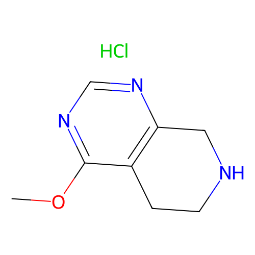aladdin 阿拉丁 M635474 4-甲氧基-5,6,7,8-四氢吡啶并[3,4-d]嘧啶盐酸盐 1187830-77-8 ≥97%