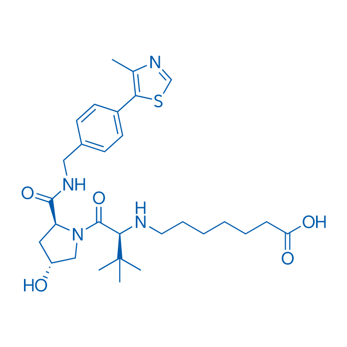 7-(((S)-1-((2S,4R)-4-羟基-2-((4-(4-甲基噻唑-5-基)苄基)氨基甲酰基)吡咯烷-1-基)-3,3-二甲基-1-氧代丁-2-基)氨基)庚酸