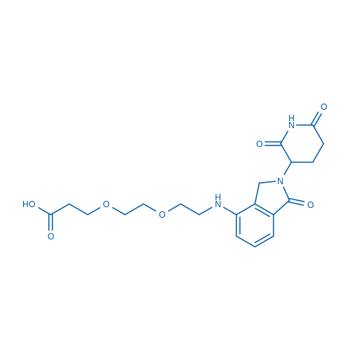 	3-(2-(2-((2-(2,6-二氧代哌啶-3-基)-1-氧代异吲哚啉-4-基)氨基)乙氧基)乙氧基)丙酸(请以英文为准,中文仅做参考)
