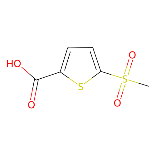 aladdin 阿拉丁 M185494 5-(甲基磺酰基)噻吩-2-羧酸 60166-86-1 ≥98%
