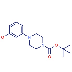 aladdin 阿拉丁 T679550 1-Boc-4-(3-羟基苯基)哌嗪 198627-86-0 ≥97%