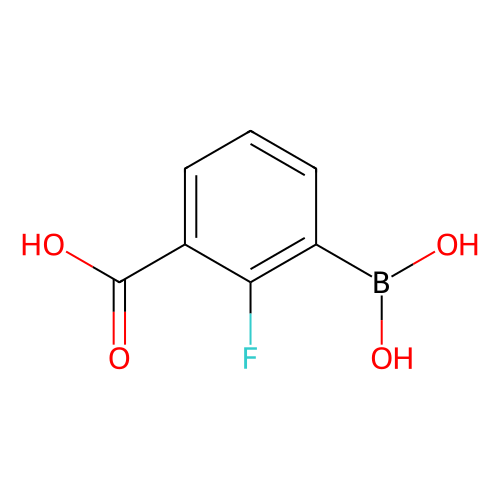 aladdin 阿拉丁 C179230 3-羧基-2-氟苯基硼酸（含不等量酸酐） 1072952-09-0 ≥96%