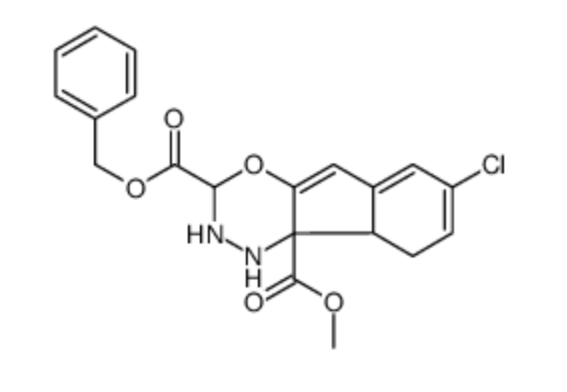 7-氯茚并[1,2-E][1,3,4]恶二嗪-2,4A(3H,5H)-二羧酸 4A-甲酯 2-苄酯 170917-89-2