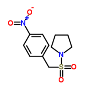 N-[(4-硝基苯基)-甲基磺酰基]吡咯烷；340041-91-0