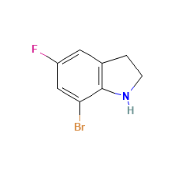 7-溴-5-氟吲哚啉