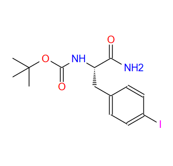 868694-44-4;(S)-(1-氨基-3-(4-碘苯基)-1-氧代丙-2-基)氨基甲酸叔丁酯;(S)-tert-butyl (1-aMino-3-(4-iodophenyl)-1-oxopropan-2-yl)carbaMate