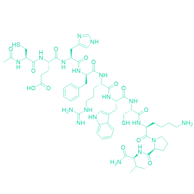 激动剂多肽[Ac-Cys4,DPhe7,Cys10] a-MSH (4-13), amide/91050-39-4/[Ac-Cys4,DPhe7,Cys10] a-MSH (4-13), amide