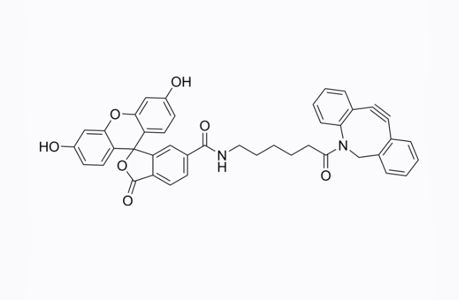 2768977-07-5；FAM DBCO, 6-isomer ；6-羧基荧光素-二苯并环辛炔