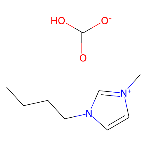 aladdin 阿拉丁 B343848 1-丁基-3-甲基咪唑鎓碳酸氢盐溶液 366491-15-8 ~50% (W/V) in methanol: water (2:3)