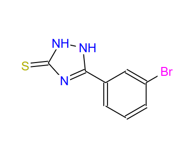 126651-85-2；5-(3-溴苯基)-1H-1,2,4-三唑-3(2H)-硫酮；