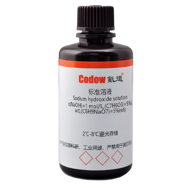 氢氧化钠溶液 c(NaOH)=1 mol/L,(C7H6O3)=5%(wt),(C6H9NaO7)=5%(wt)