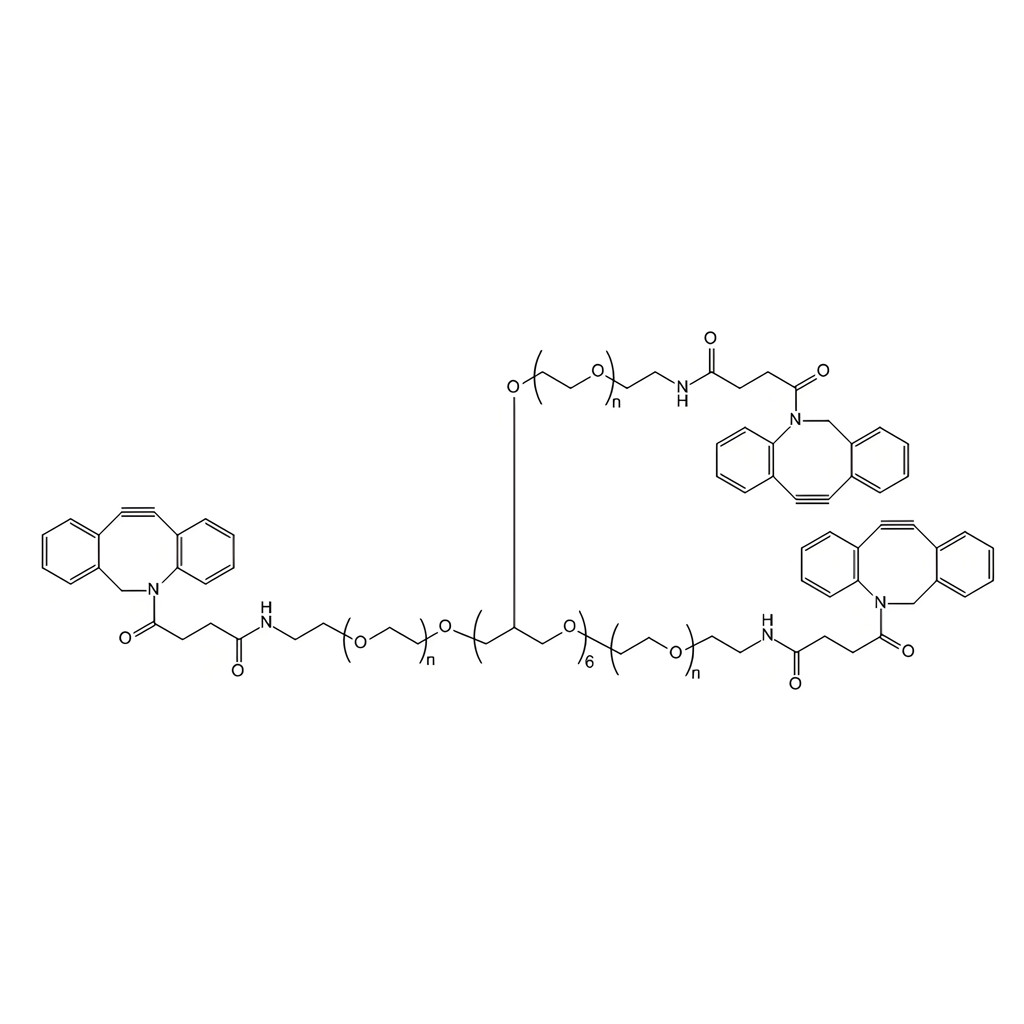 8-Arm PEG-DBCO；八臂-聚乙二醇-二苯基环辛炔
