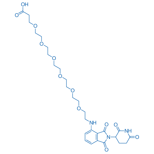 	1-((2-(2,6-二氧代哌啶-3-基)-1,3-二氧代异吲哚啉-4-基)氨基)-3,6,9,12,15,18-六氧杂二十一烷-21-酸