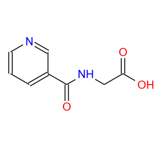 烟酰甘氨酸  N-(pyridin-3-ylcarbonyl)glycine   583-08-4