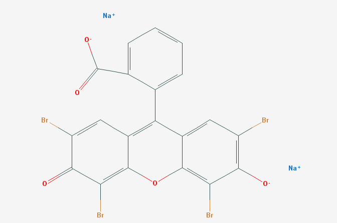 曙红钠指示液 c(C20H6Br4Na2O5)=5 g/L,中国药典