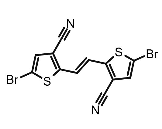 5-溴-2-[(1E)-2-(5-溴-3-氰基噻吩-2-基)乙烯基]噻吩-3-甲腈