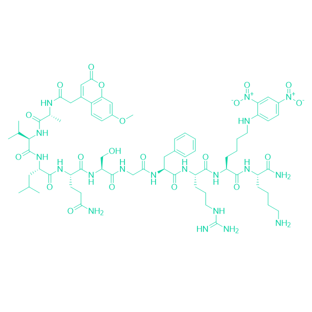 FRET底物多肽/932391-88-3/MCA-AVLQSGFR-Lys(Dnp)-Lys-NH2