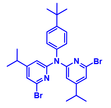 6-溴-N-(6-溴-4-异丙基吡啶-2-基)-N-(4-(叔丁基)苯基)-4-异丙基吡啶-2-胺