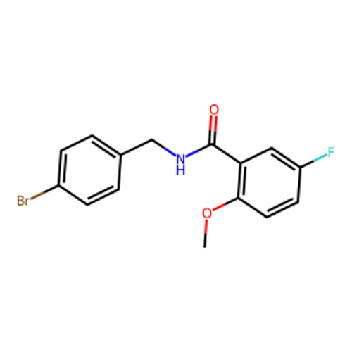 N-[(4-溴苯基)甲基]-5-氟-2-甲氧基苯甲酰胺