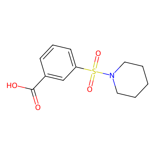 aladdin 阿拉丁 P186299 3-(哌啶-1-磺酰基)苯甲酸 7311-93-5 ≥97%