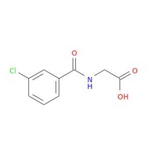 aladdin 阿拉丁 A693311 2-(3-氯苯甲酰氨基)乙酸 57728-59-3 ≥95%