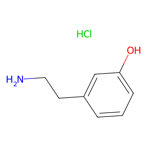 aladdin 阿拉丁 P635890 3-(2-氨基乙基)苯酚盐酸盐 3458-98-8 97%