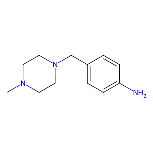 aladdin 阿拉丁 M358058 4-(4-甲基哌嗪-1-基甲基)苯胺 70261-82-4 ≥97%