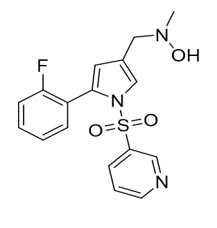 N-((5-(2-氟苯基)-1-(吡啶-3-基磺酰基)-1H-吡咯-3-基)甲基)-N-甲基羟胺