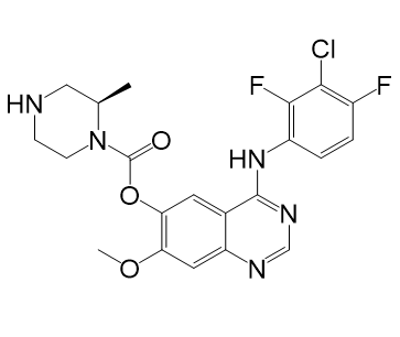 (R)-4-(3-氯-2,4-二氟苯基氨基)-7-甲氧基喹唑啉-6-基2-甲基哌嗪-1-羧酸酯