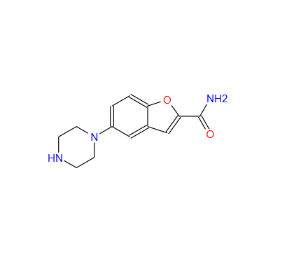 5-(哌嗪-1-基)苯并呋喃-2-甲酰胺 183288-46-2