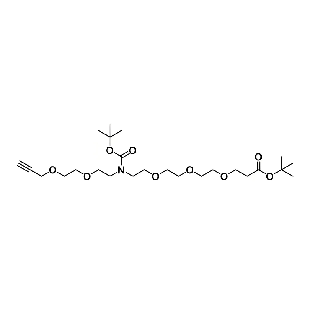 2093152-78-2；N-(Propargyl-PEG2)-N-Boc-PEG3-t-butyl ester