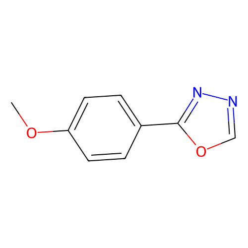 aladdin 阿拉丁 M195206 2-(4-甲氧基苯基)-1,3,4-噁二唑 829-35-6 ≥97%