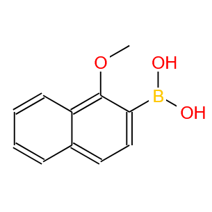  1-甲氧基-2-萘硼酸   252670-79-4   1-Methoxynaphthalene-2-boronic acid