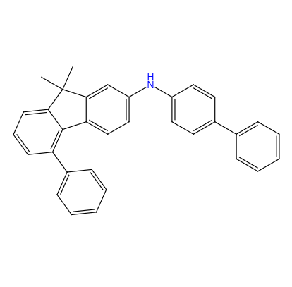 N-[1,1′-联苯]-4-基-9,9-二甲基-5-苯基-9H-芴-2-胺；2770666-47-0