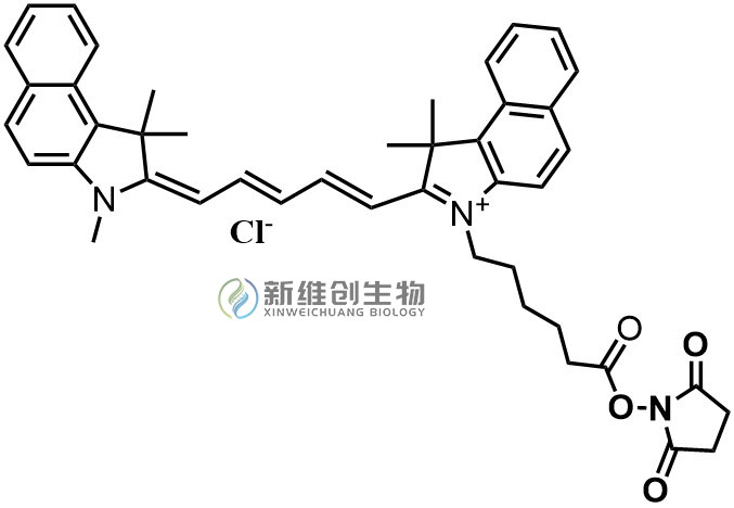 CY5.5活性酯/花菁5.5琥珀酰亚胺酯/CY5.5 NHS ester/近红外荧光标记试剂/科研级活性染料