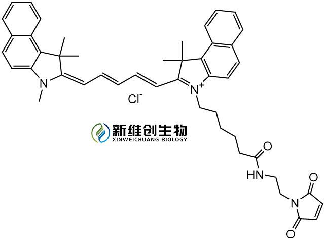 CY5.5马来酰亚胺/花菁5.5马来酰亚胺/CY5.5 Maleimide/巯基特异性荧光标记试剂/科研级近红外活性染料