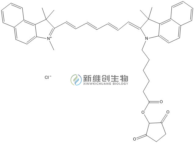 CY7.5活性酯CY7.5-NHS/花菁7.5琥珀酰亚胺酯/CY7.5 NHS ester/近红外活性荧光染料/科研级氨基标记试剂