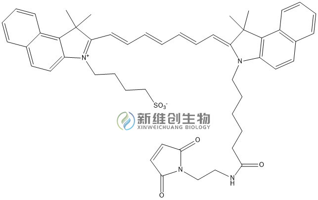 ICG-MAL/吲哚菁绿马来酰亚胺/ICG Maleimide/巯基特异性近红外荧光试剂/科研级诊疗一体化标记材料亚胺