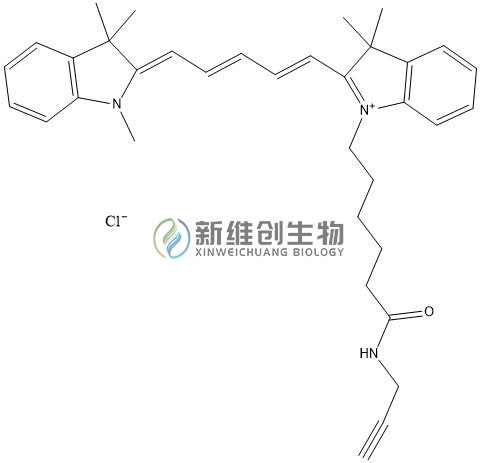 CY5炔基/花青素CY5炔基/Cyanine5 Alkyne/1223357-57-0/科研级近红外点击化学荧光染料