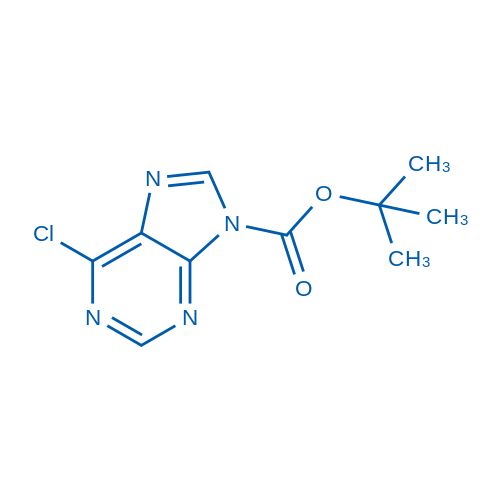  6-氯-9H-嘌呤-9-羧酸叔丁酯