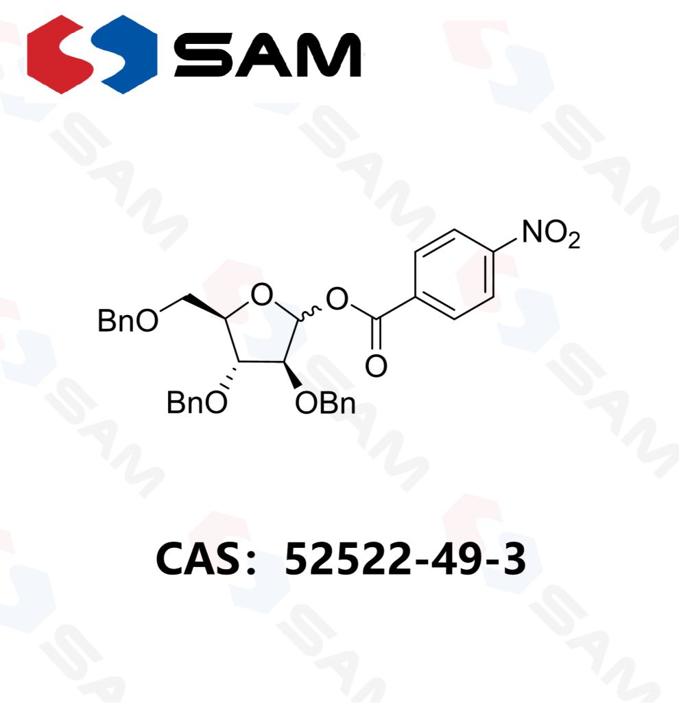 2,3,5-三-O-苄基-1-O-(4-硝基苯甲酰基)-D-呋喃阿拉伯糖