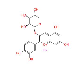 27214-72-8 矢车菊素-3-阿拉伯糖苷