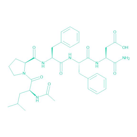 107P115 Ac-[Pro18, Asp21] β- Amyloid (17 - 21), amide, iAb5p Pro18 Asp21 339990-02-2.png