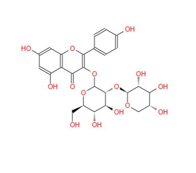 27661-51-4 山奈酚3-O-桑布双糖苷