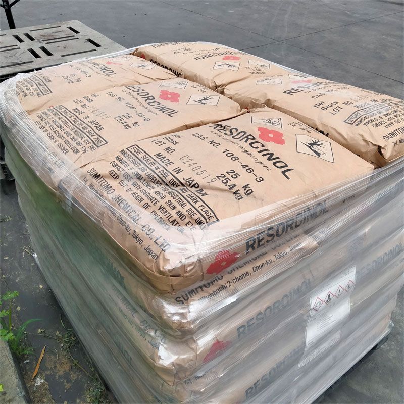 住友间苯二酚   鸿盛1,3-苯二酚厂家  一袋起订  25kg/袋