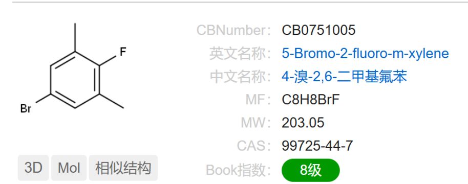 4-溴-2,6-二甲基氟苯