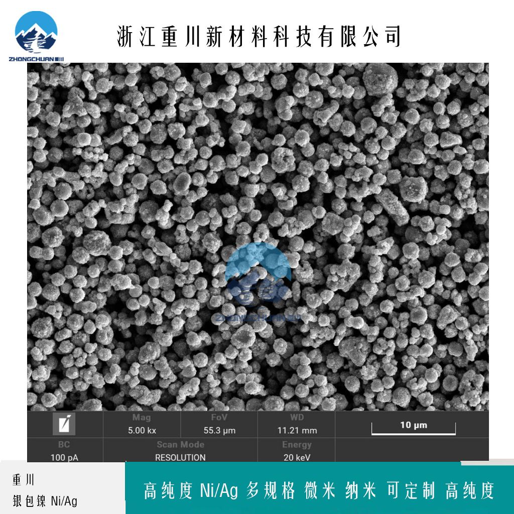 银包镍粉末 导电银镍粉 浙江重川