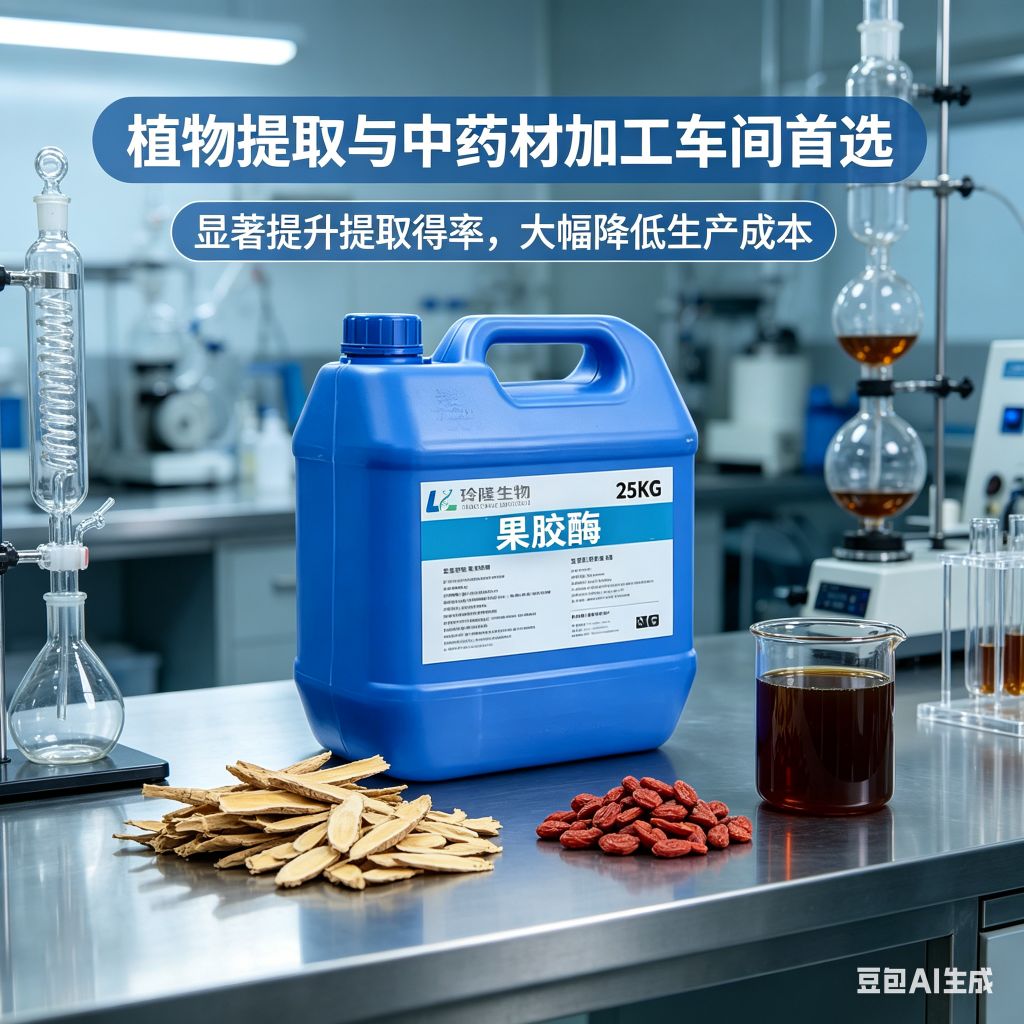 果胶酶液体果酒澄清剂提出汁率植物中药提取浓缩果干蜜饯咖啡脱胶